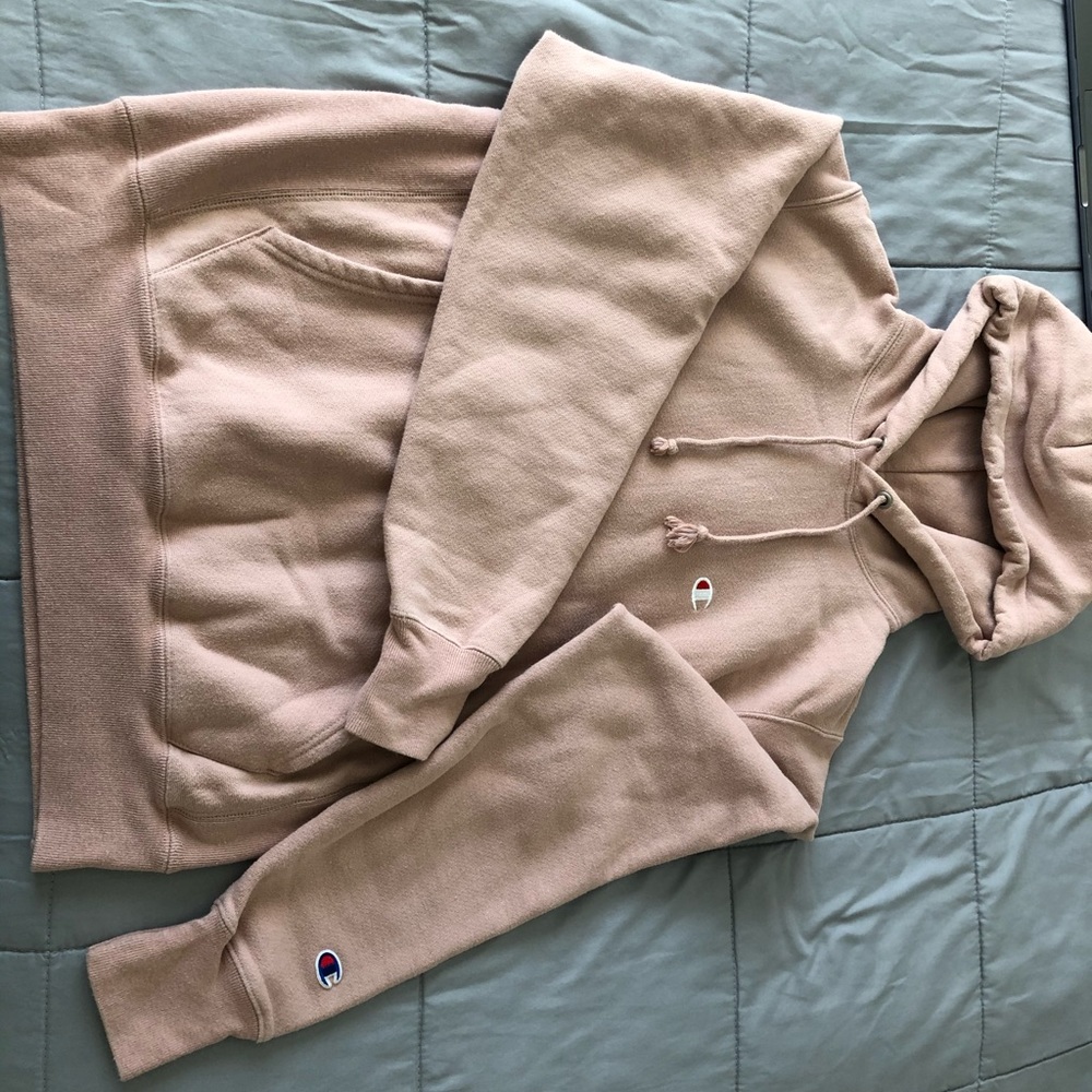 Champion pink hoodie